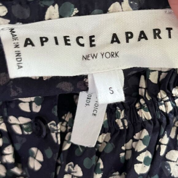 Apiece Apart Brijitte Dress Wheels Block Print - Picture 7 of 7